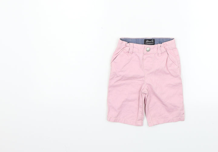 deniem & co Girls Pink Cropped Jeans Size 12-18 Months