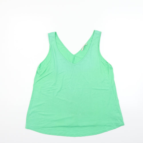 George Womens Green   Basic Tank Size 12  - washable marks