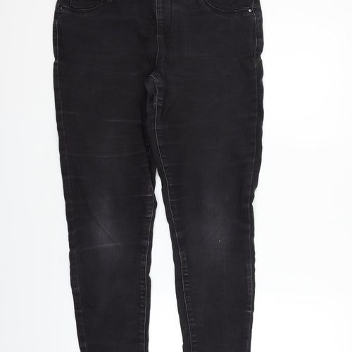 George Womens Black   Straight Jeans Size 12 L26 in