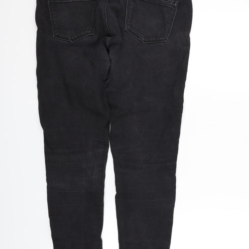 George Womens Black   Straight Jeans Size 12 L26 in