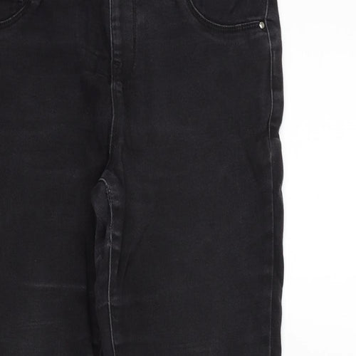 George Womens Black   Straight Jeans Size 12 L26 in