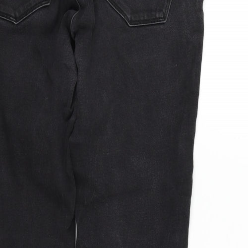 George Womens Black   Straight Jeans Size 12 L26 in