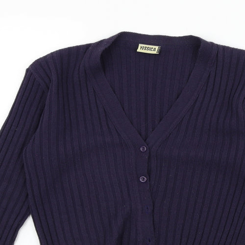 Yessica Womens Blue   Cardigan Jumper Size 14