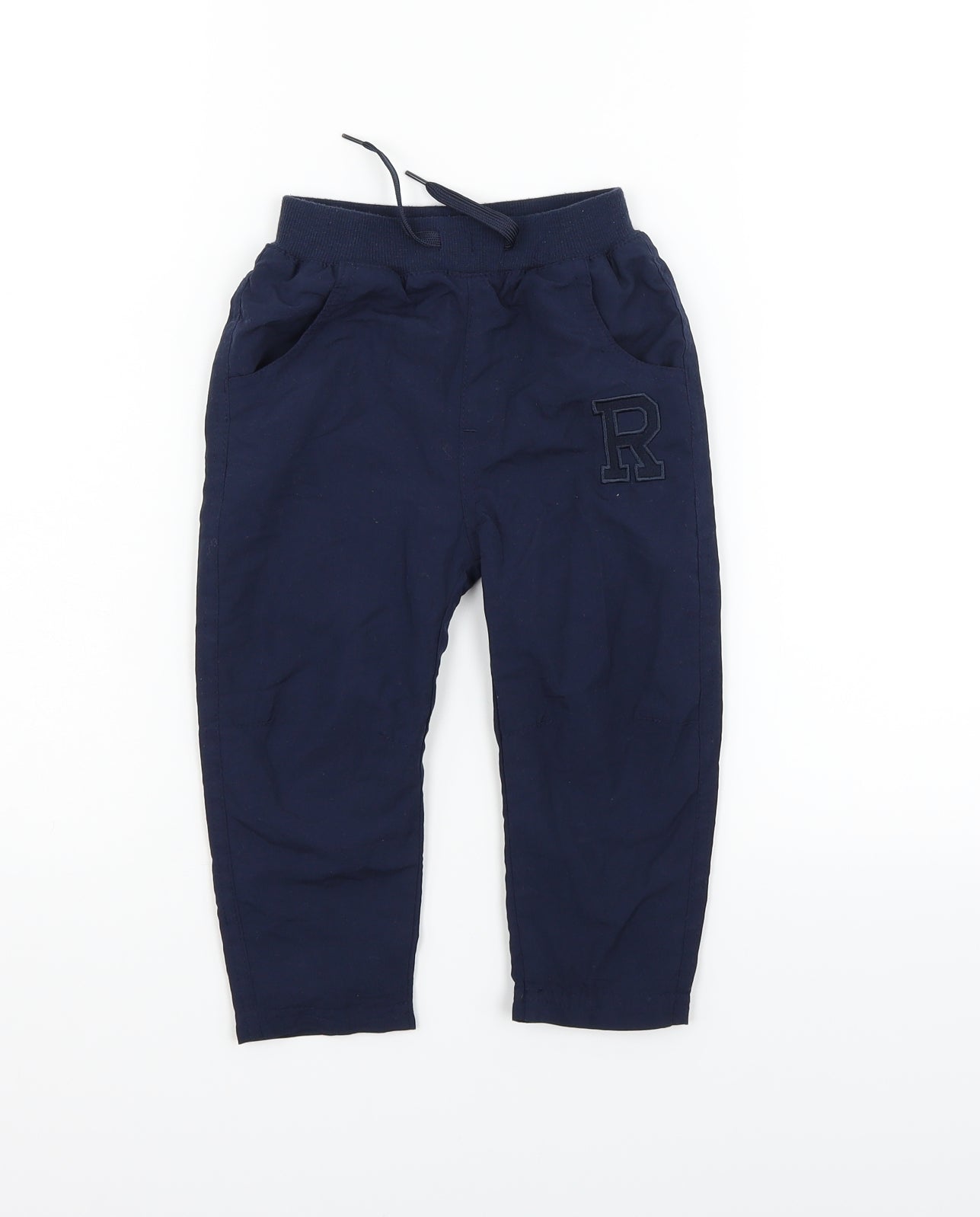 Rebal Boys Blue   Jogger Trousers Size 18-24 Months