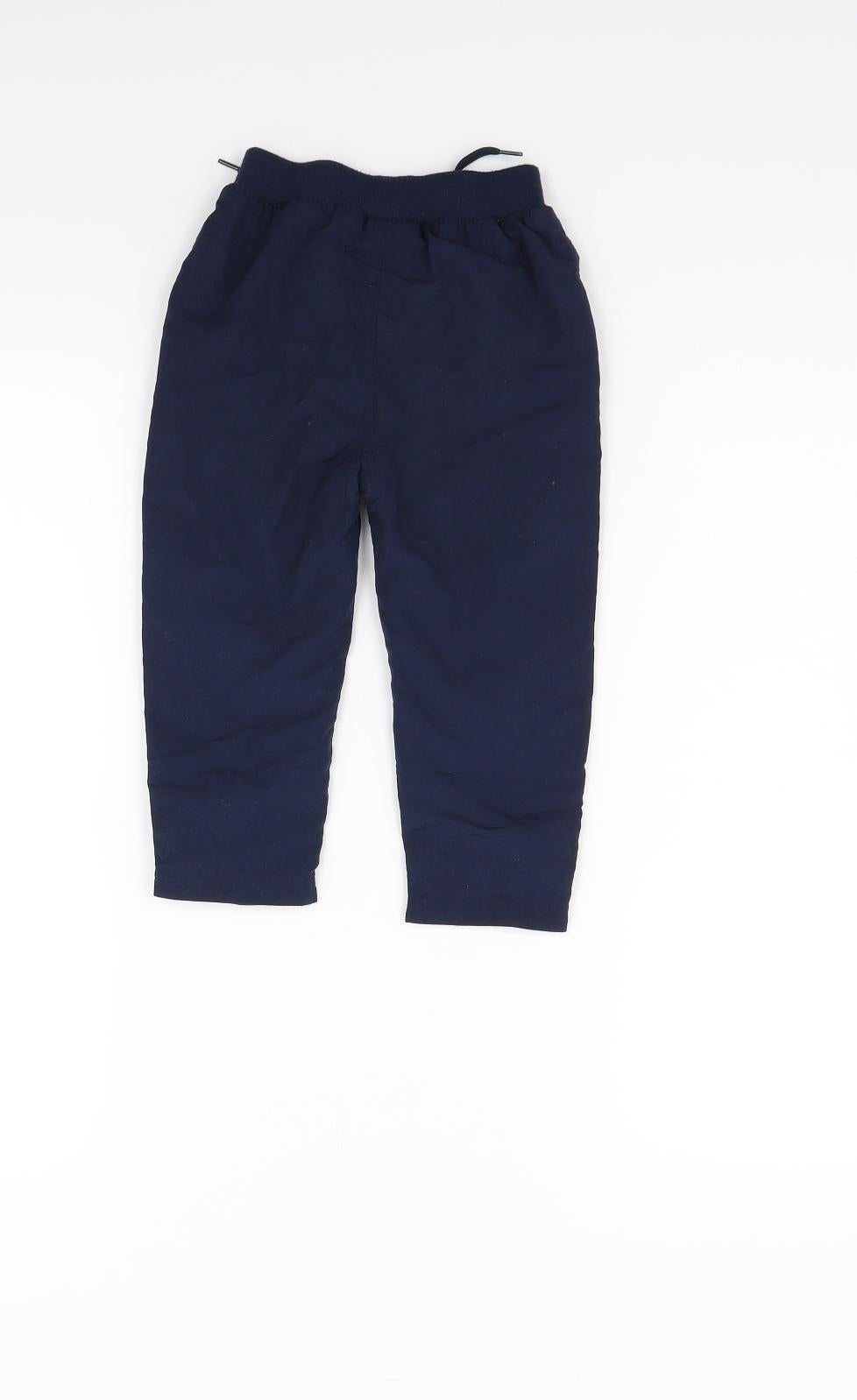 Rebal Boys Blue   Jogger Trousers Size 18-24 Months