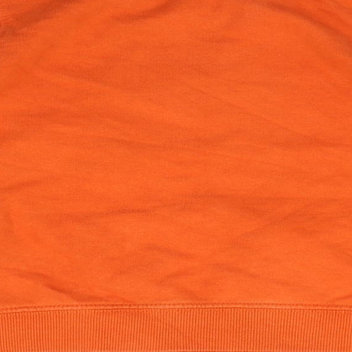 NEXT Boys Orange   Henley Jumper Size 5 Years  - Skeleton