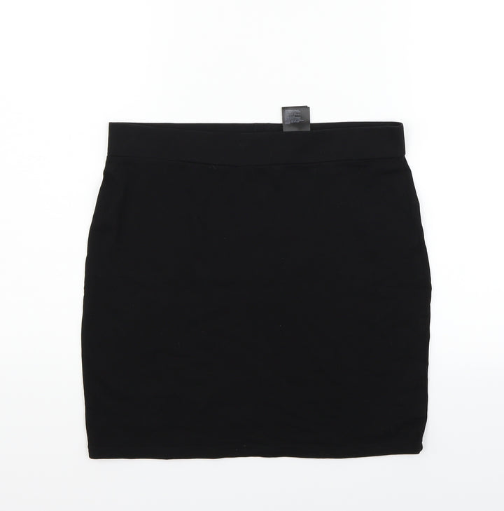 Divided Womens Black Flare Skirt Size M