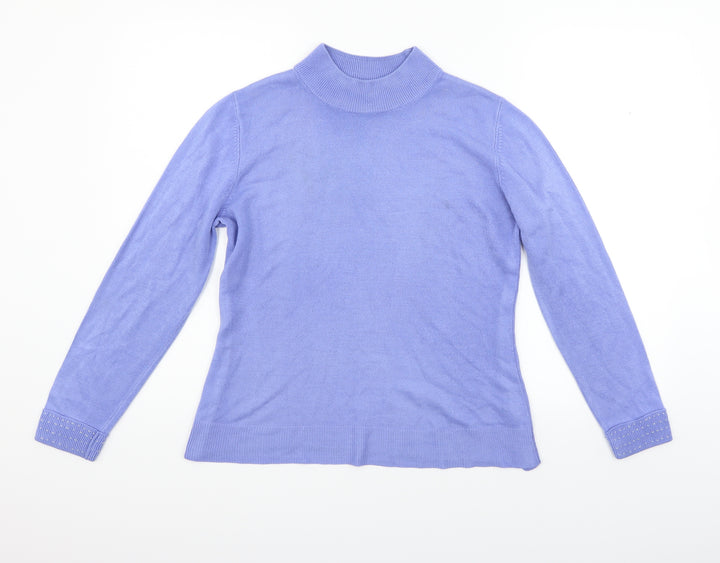 BHS Womens Blue   Pullover Jumper Size 10