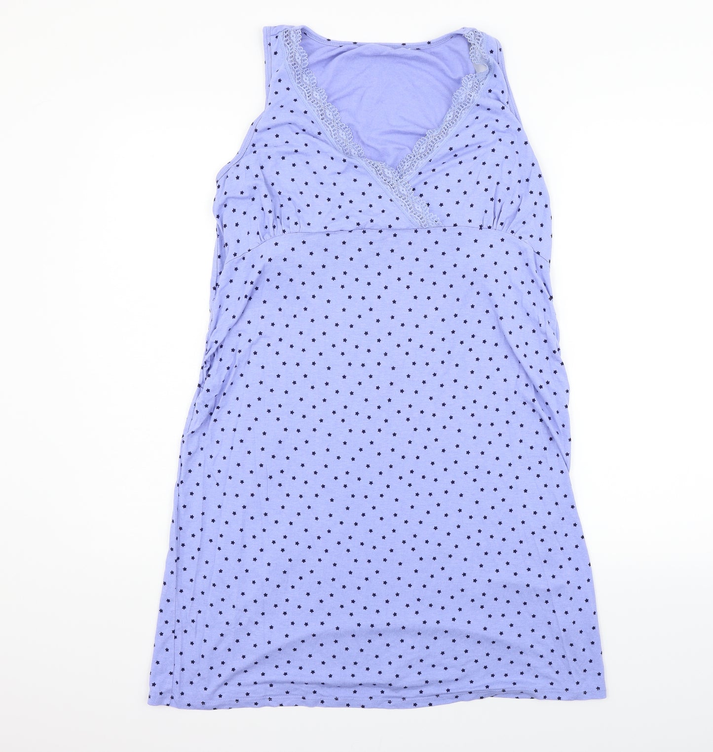 George Womens Blue Geometric  Top Dress Size 12