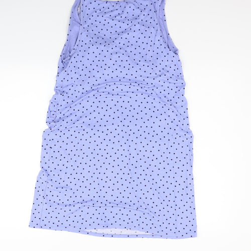 George Womens Blue Geometric  Top Dress Size 12