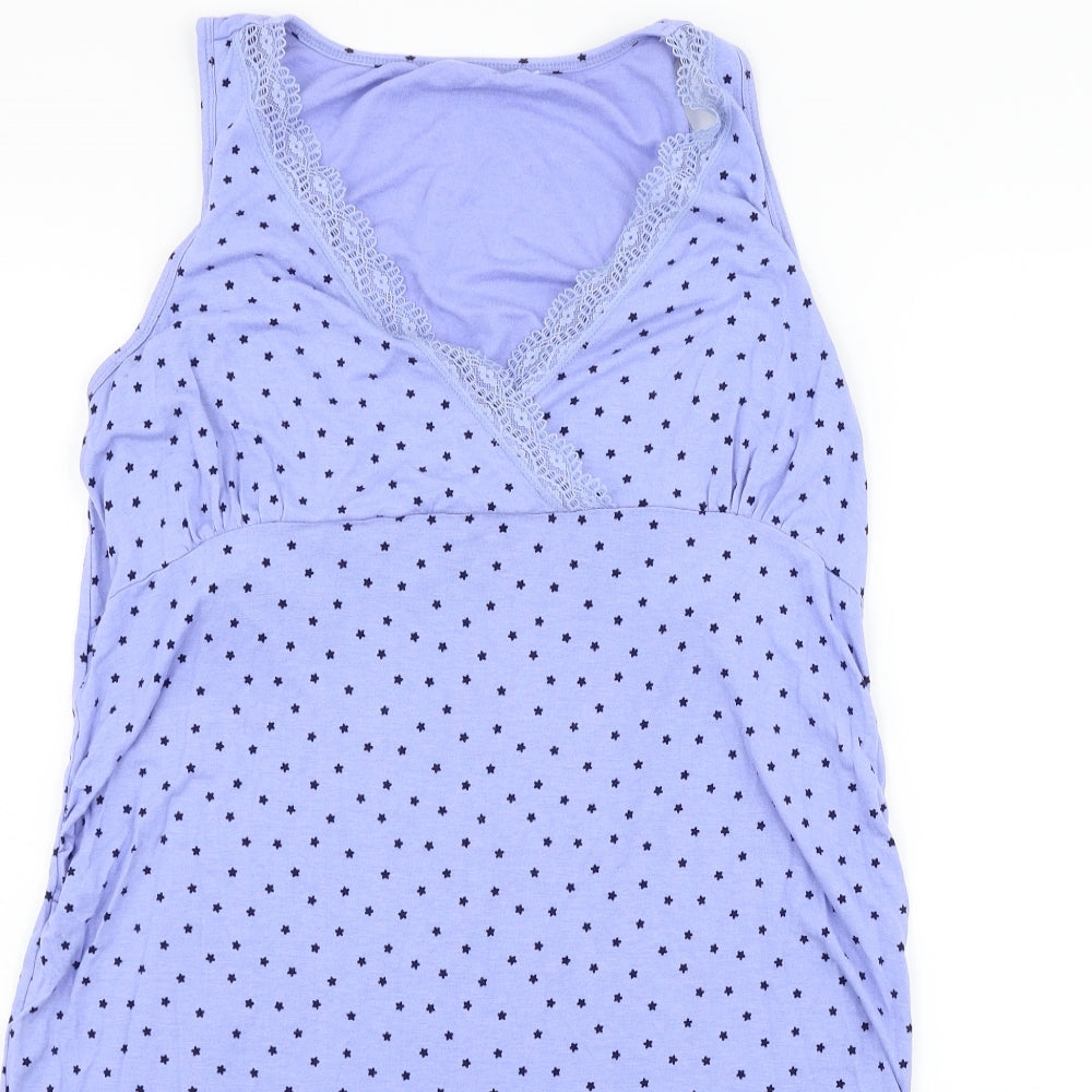 George Womens Blue Geometric  Top Dress Size 12