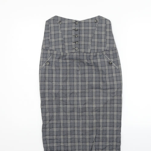 Topshop Womens Grey   Fit & Flare  Size 10