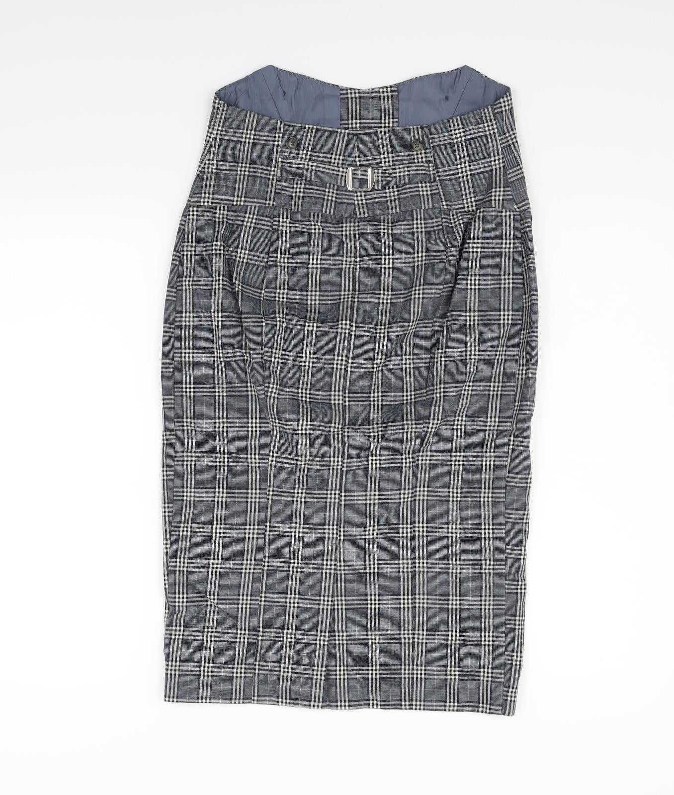 Topshop Womens Grey   Fit & Flare  Size 10