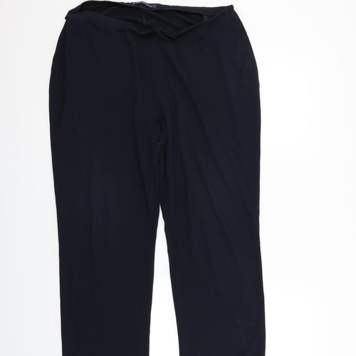 Marks and Spencer Womens Blue   Jegging Trousers Size 16 L25 in