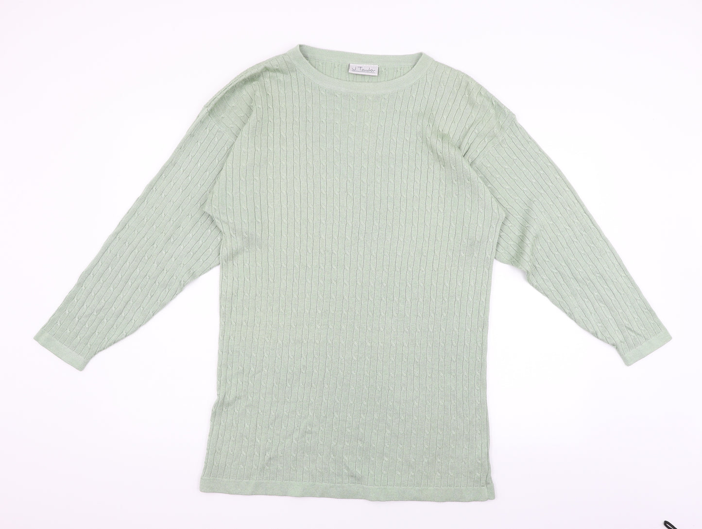J Taylor Womens Green   Jumper Dress  Size M