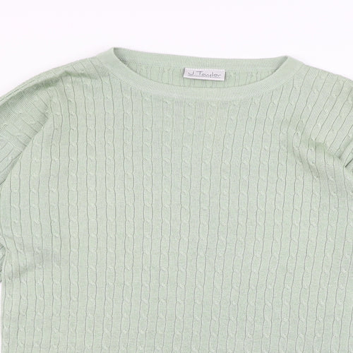 J Taylor Womens Green   Jumper Dress  Size M