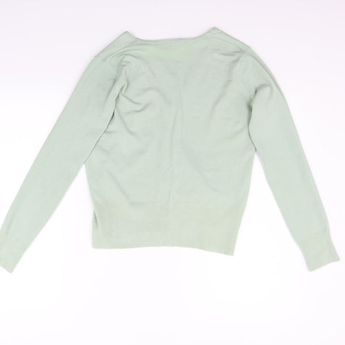 Amartanto Womens Green   Cardigan Jumper Size 12
