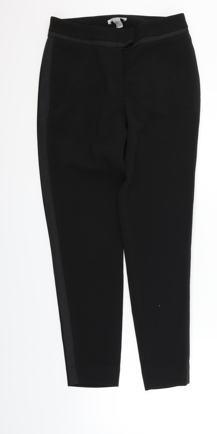H&M Womens Black   Sweatpants Trousers Size 4 L27 in