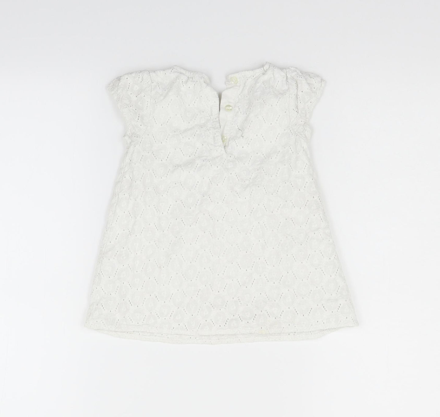 George Girls White   Fit & Flare  Size 12-18 Months