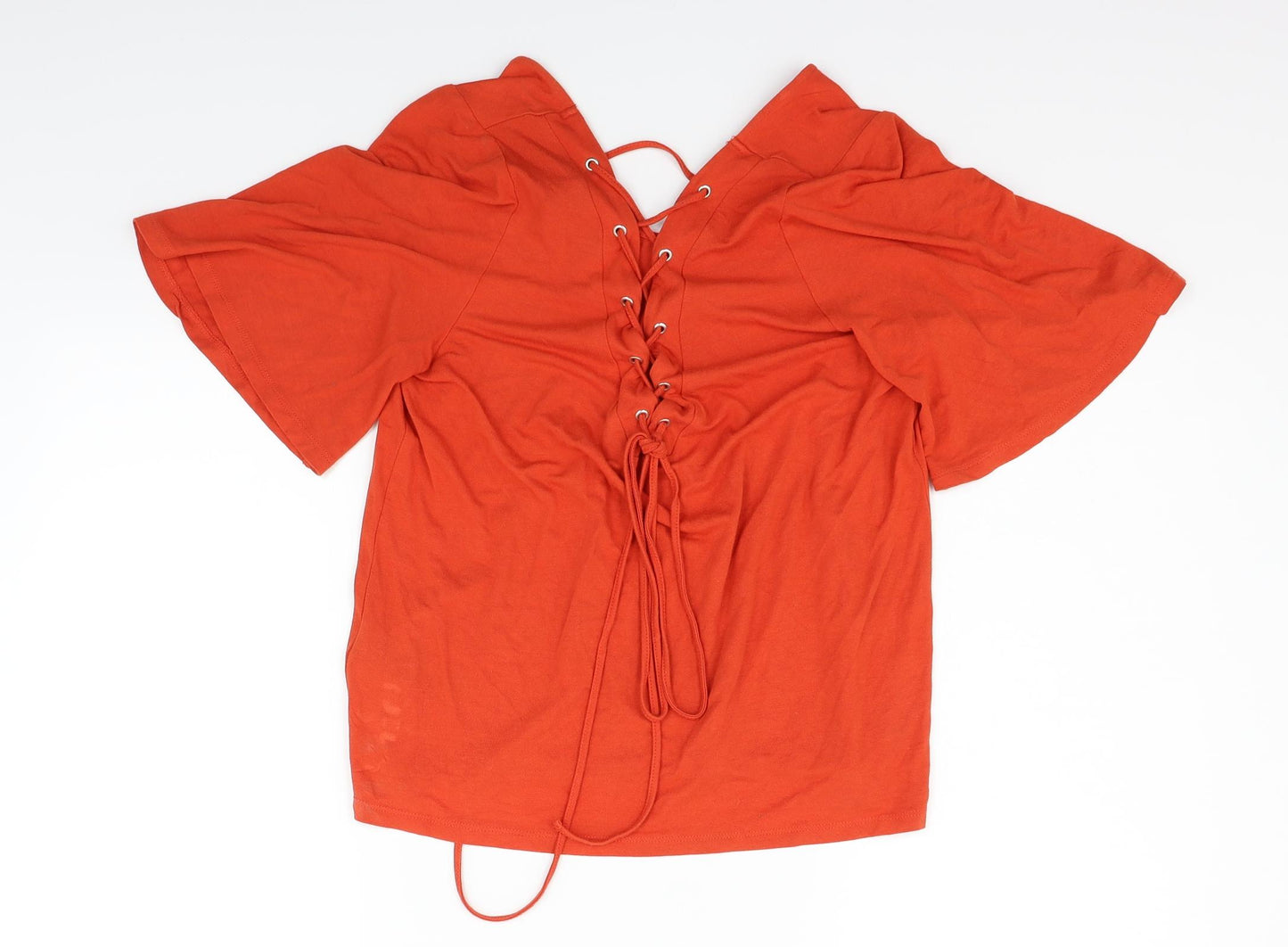 New Look Womens Orange   Basic T-Shirt Size 12