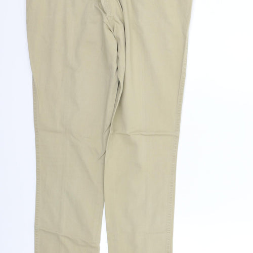 New Look Womens Beige   Trousers  Size 12 L27 in