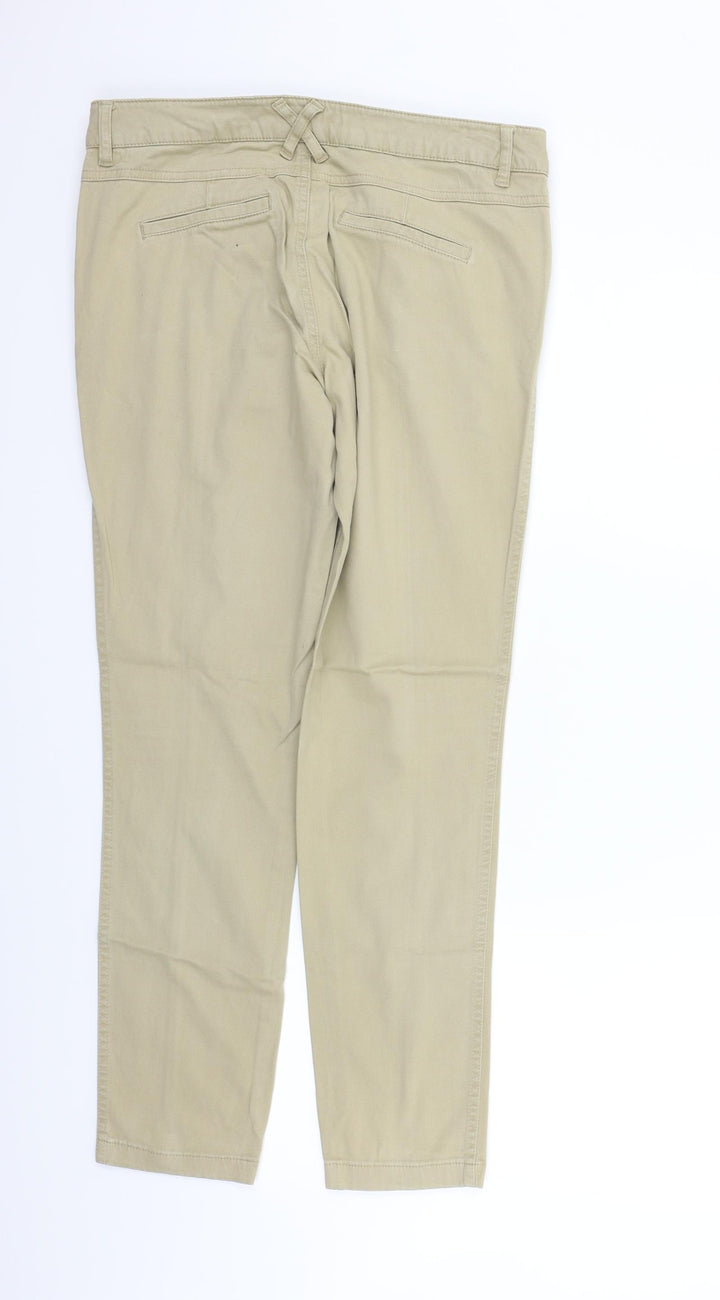 New Look Womens Beige Trousers Size 12 L27 in