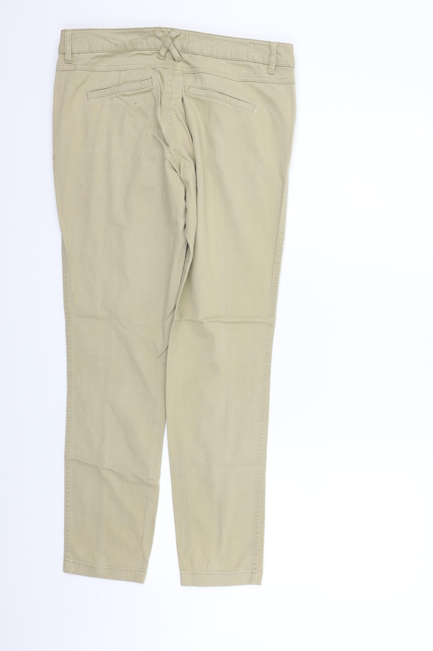 New Look Womens Beige   Trousers  Size 12 L27 in