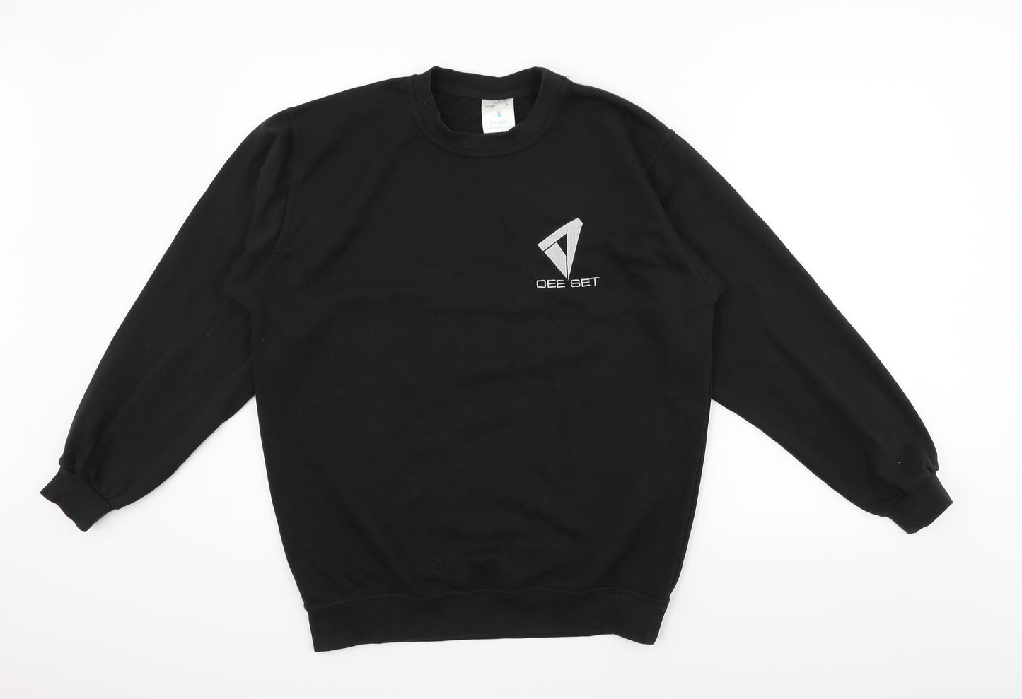 Uneek Mens Black   Pullover Jumper Size M