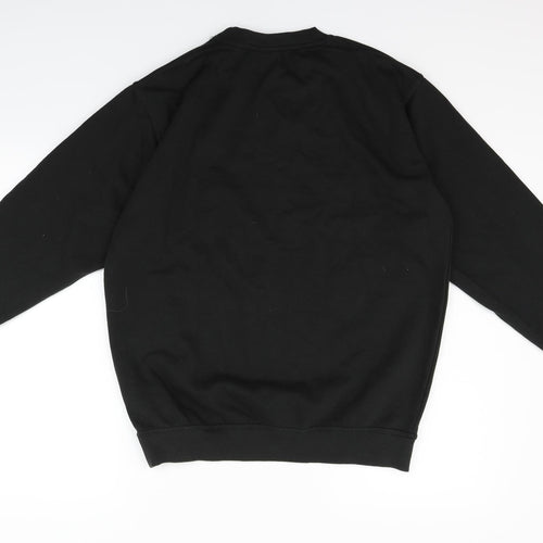 Uneek Mens Black   Pullover Jumper Size M
