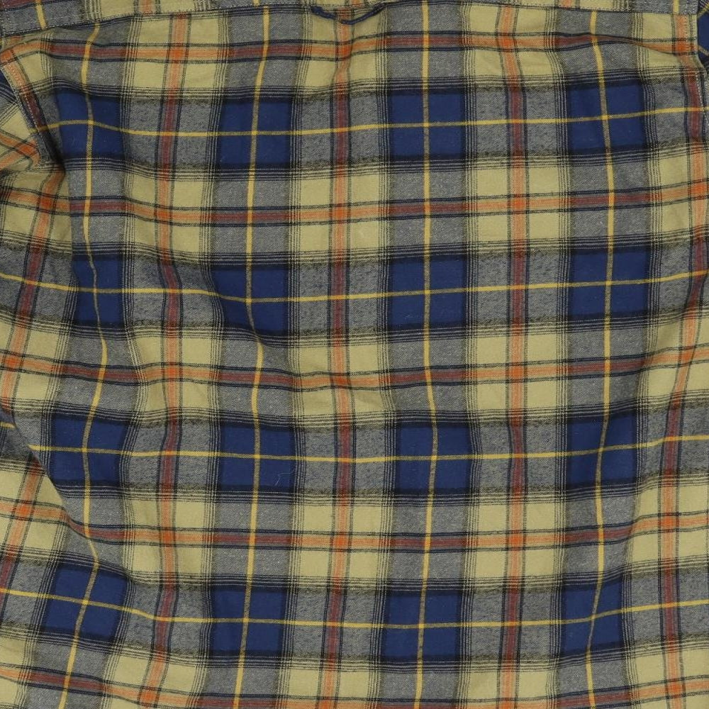 Rivington Mens Blue Check   Button-Up Size L