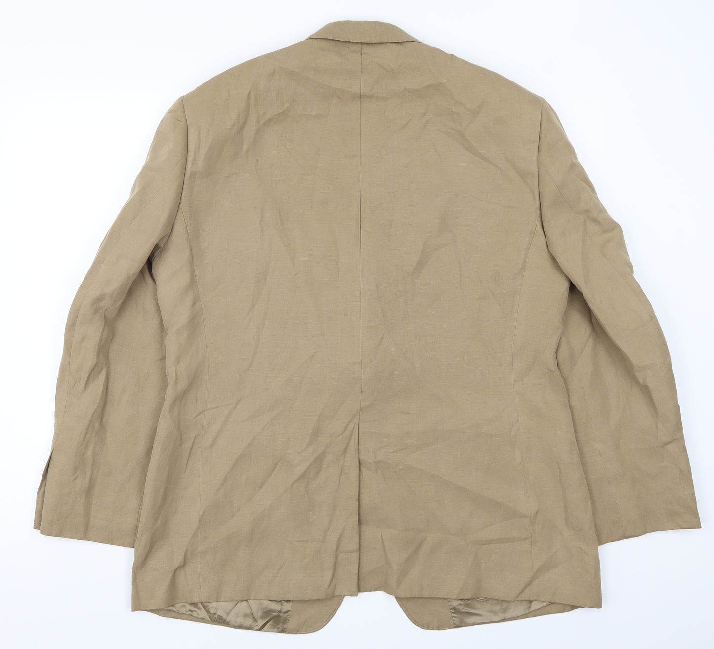 Marks and Spencer Mens Beige   Jacket Suit Size 42