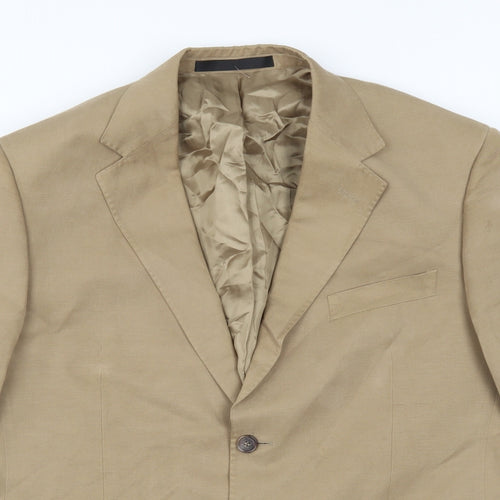 Marks and Spencer Mens Beige   Jacket Suit Size 42