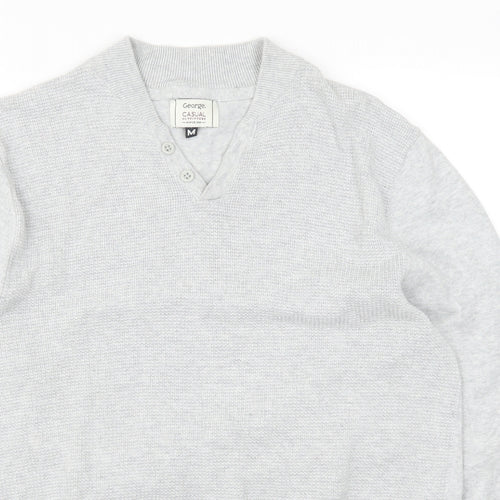 George Mens Grey   Pullover Jumper Size M