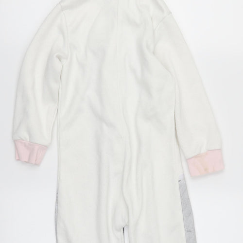 NEXT Girls White   Jumpsuit One-Piece Size 4 Years  - Rabbit
