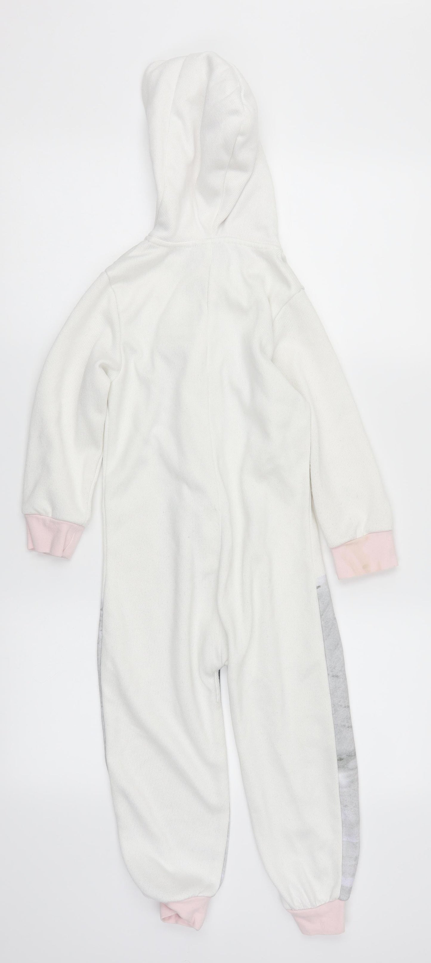NEXT Girls White   Jumpsuit One-Piece Size 4 Years  - Rabbit