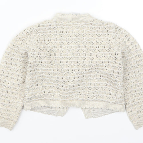 Mini Club Boys Beige   Cardigan Jumper Size 9-10 Years