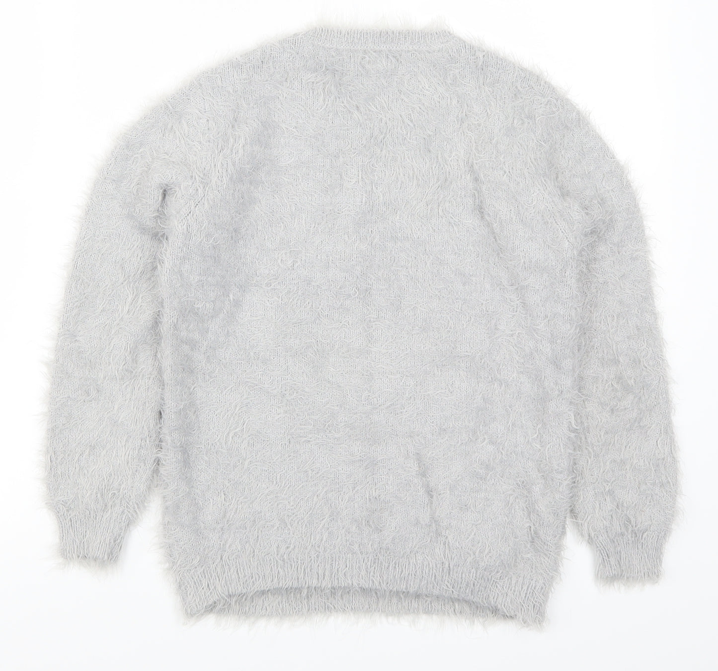 Primark Girls Grey   Pullover Jumper Size 11-12 Years  - Unicorn
