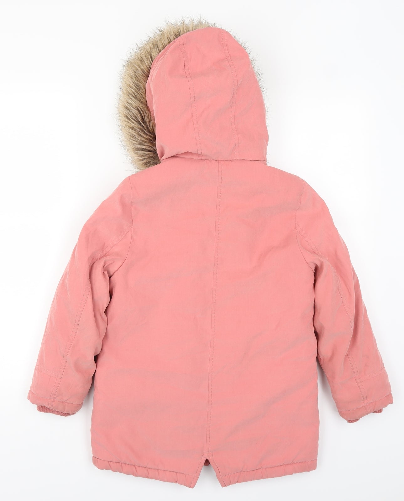 George Girls Pink   Parka Coat Size 7-8 Years