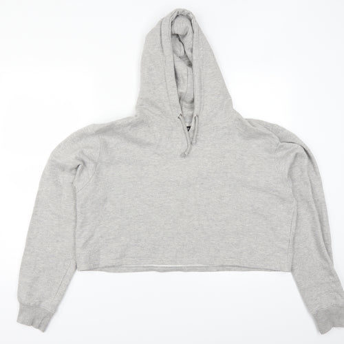 Boohoo Womens Grey   Pullover Hoodie Size 16