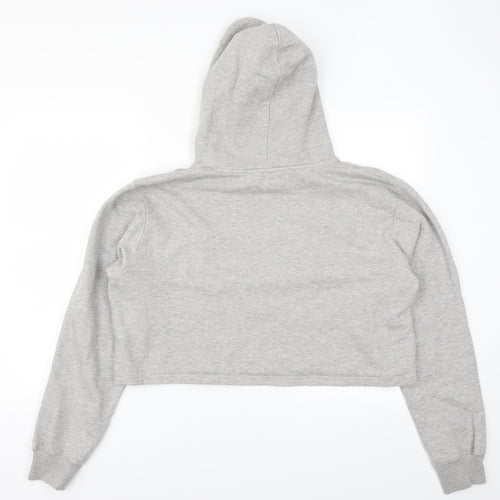 Boohoo Womens Grey   Pullover Hoodie Size 16