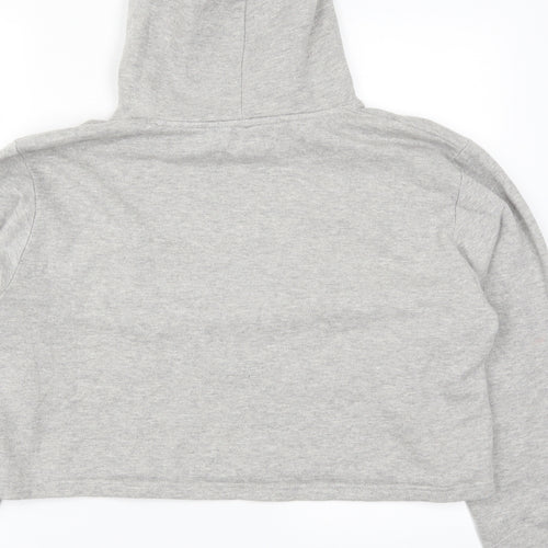Boohoo Womens Grey   Pullover Hoodie Size 16