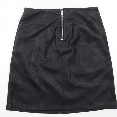 Dorothy Perkins Womens Black   A-Line Skirt Size 8