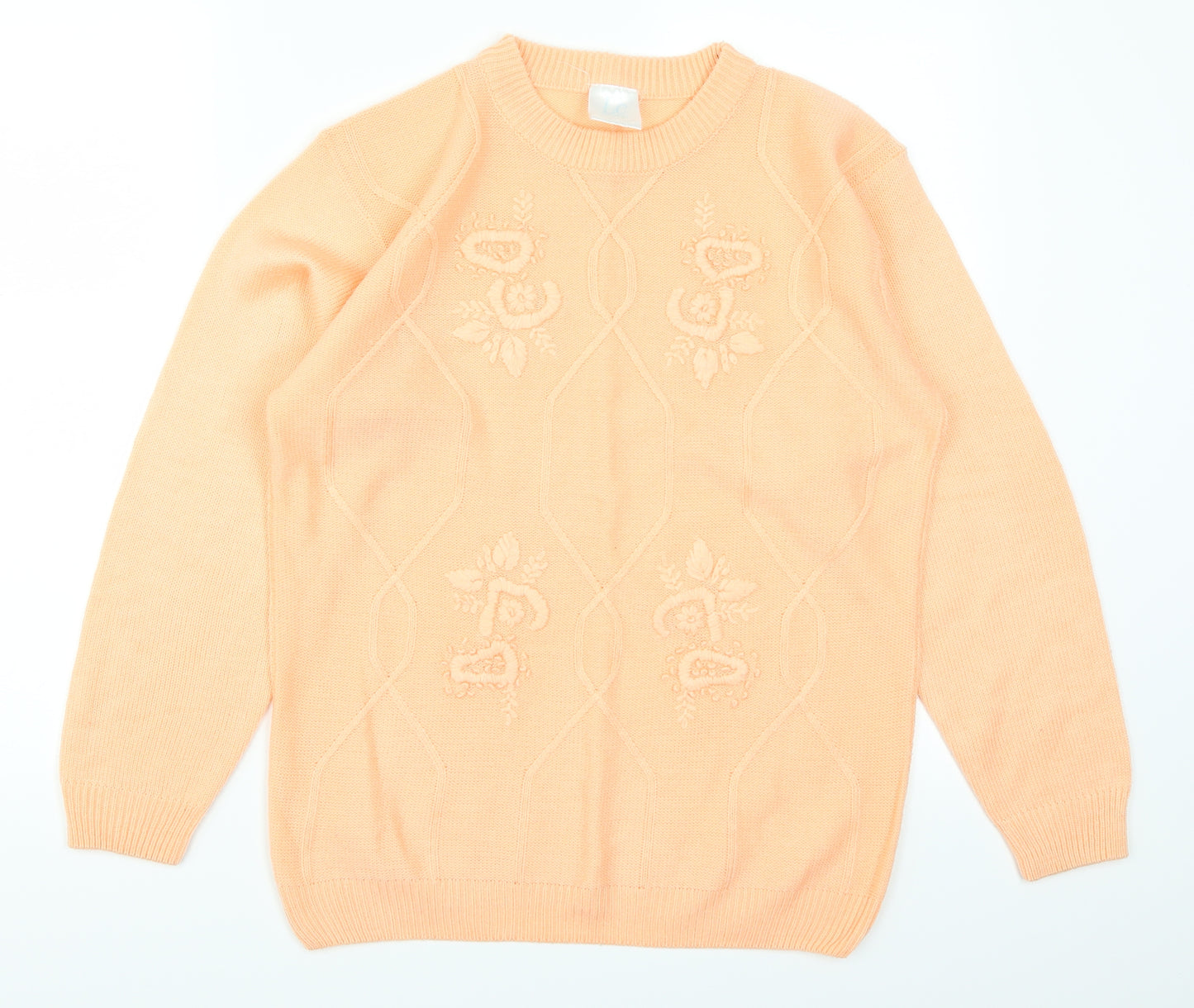 LC Womens Orange   Pullover Jumper Size 10