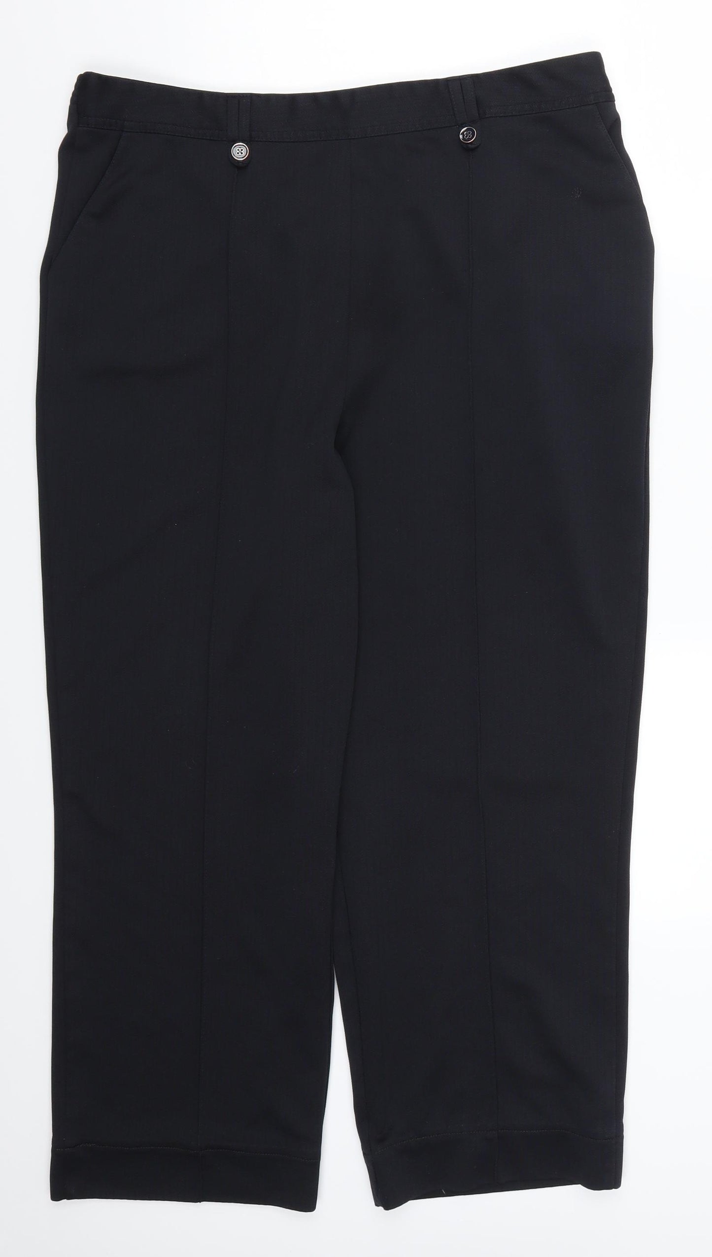 Preworn Womens Blue   Trousers  Size 18 L24.5 in