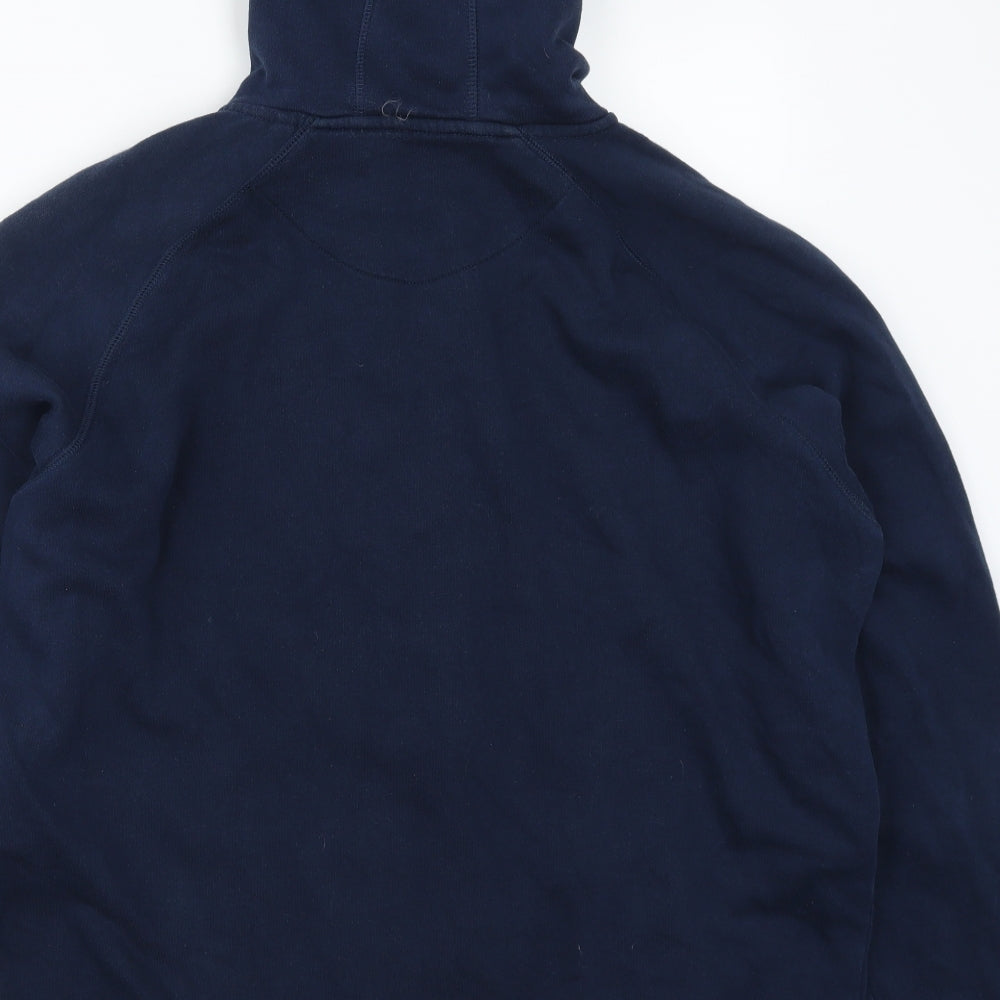 TU Mens Blue   Full Zip Hoodie Size L