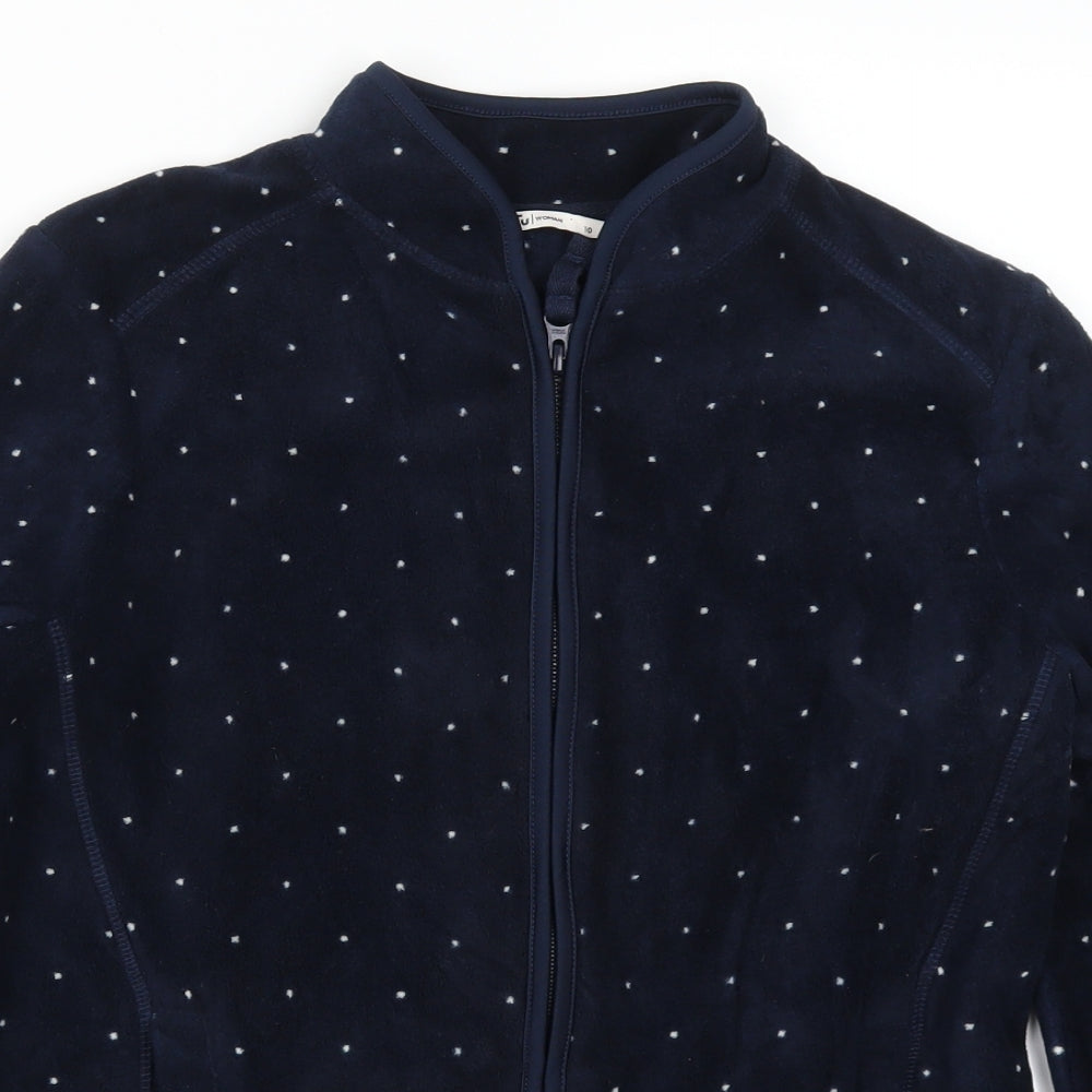TU Womens Blue Polka Dot  Jacket  Size 10