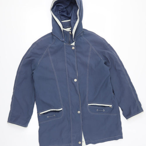 Berkertex Womens Blue   Jacket Coat Size 10