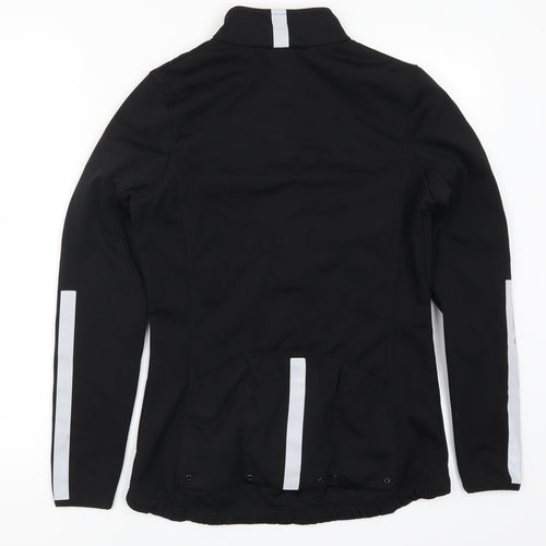 Crane Womens Black   Jacket  Size 10  - Red