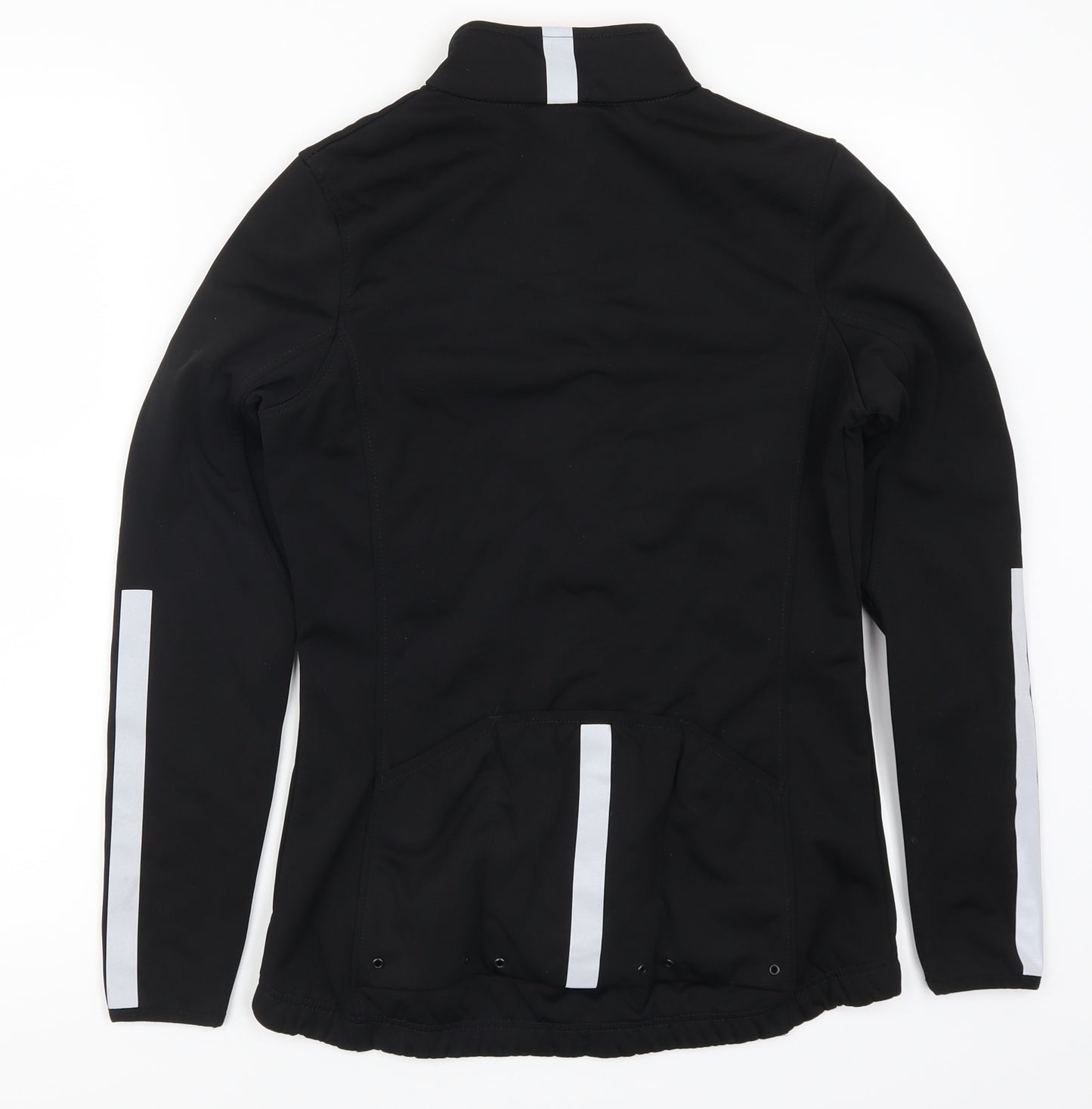 Crane Womens Black   Jacket  Size 10  - Red