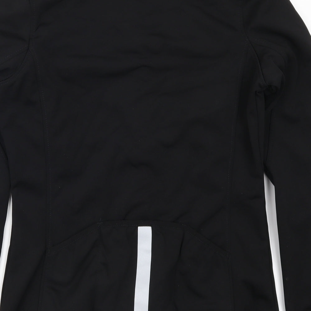 Crane Womens Black   Jacket  Size 10  - Red